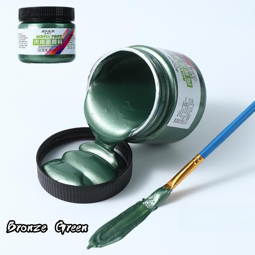 100ml Matte Acrylic Paint Bundle Premium Colors Non Crack Formula for Rock Painting Fabric Canvas Wood Crafts Waterproof Art Sup