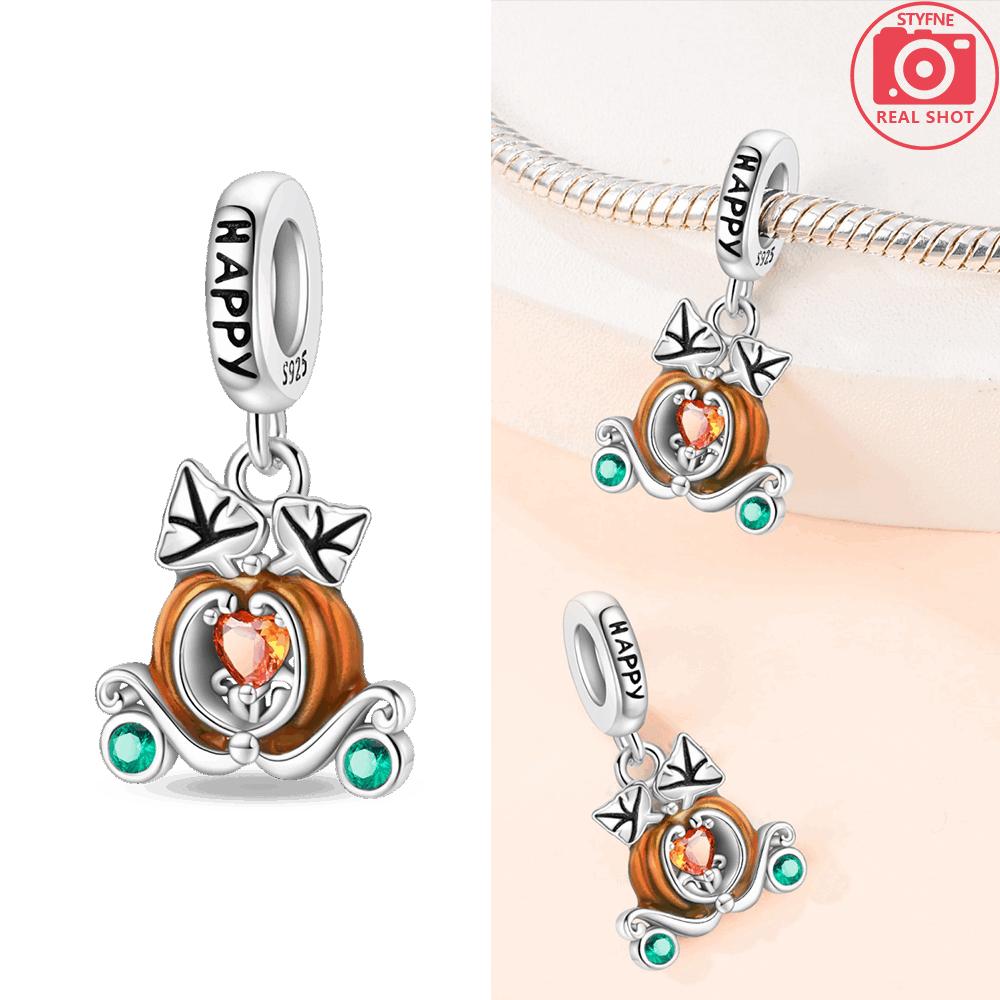 Autumn Harvest Series Squirrel Maple Leaf Pumpkin Copper Charms Pendants Fitoriginal Bracelets Diy Jewelry