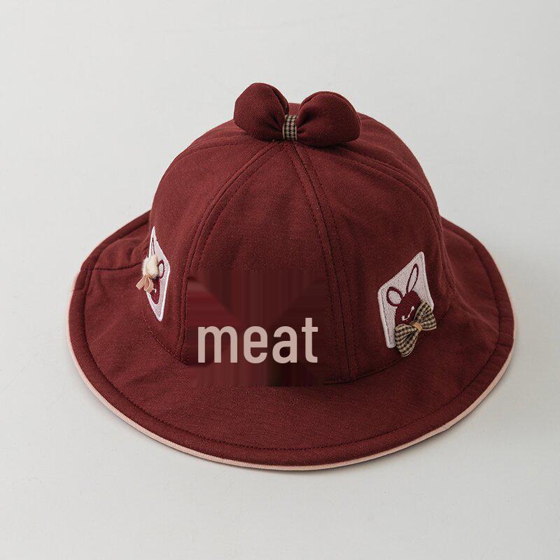 Korean Style Children's Sun Protection Lace Bucket Hat for Girls