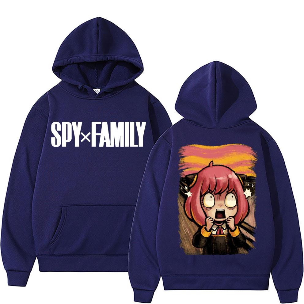 Japanese Anime Spy X Family Anya Forger Graphic Print Hoodie Harajuku Streetwear Unisex Women Unisexga Clothing Oversized Sweatshirt