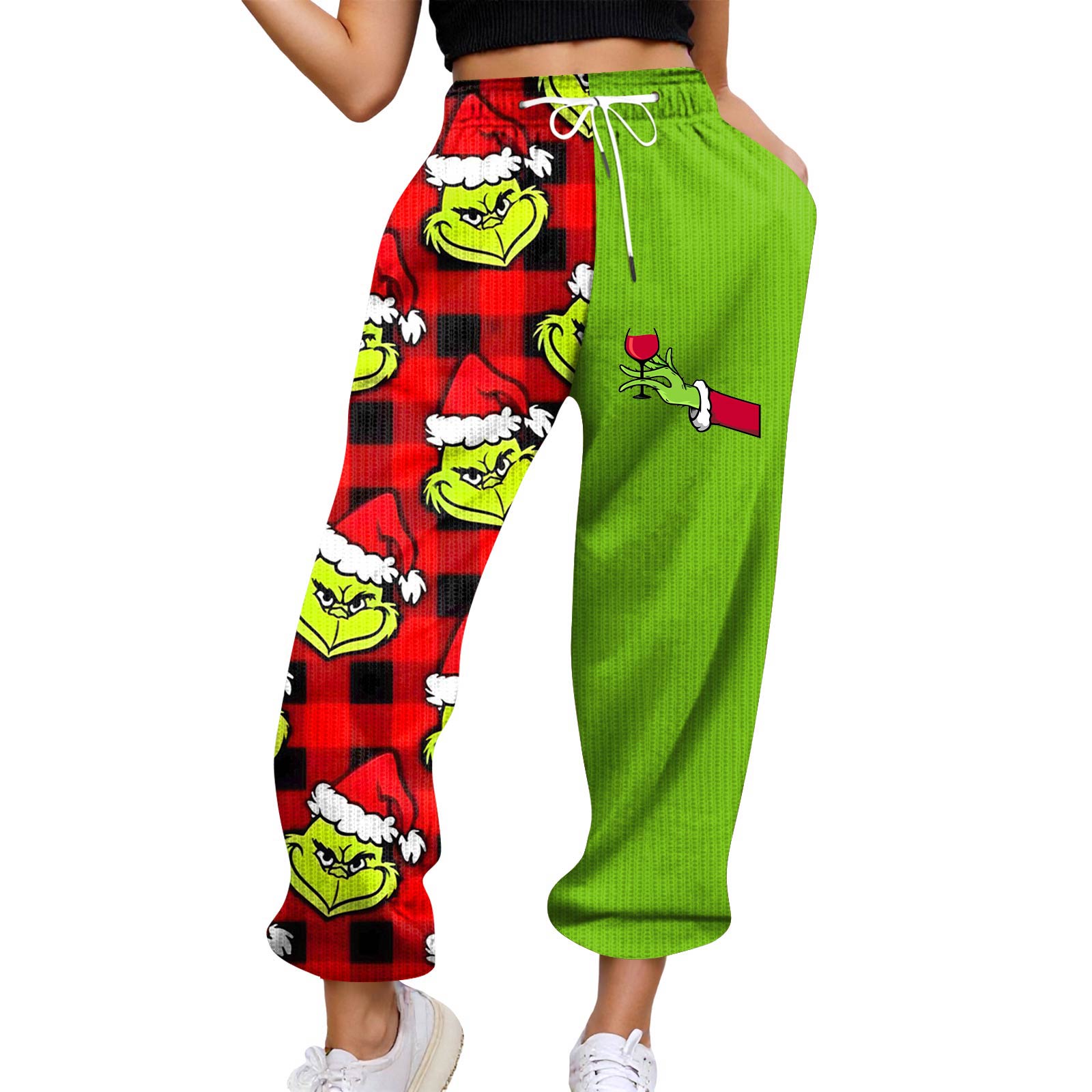 

Женские повседневные брюки с высокой талией, поясом, спортивными брюками и карманами S