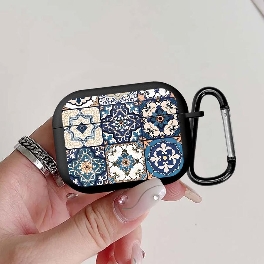 

Earphone Cases Cover Case For Airpods Pro3 Pro 1 Pro2 2 3 4 Retro Pattern Texture Style Airpods 1