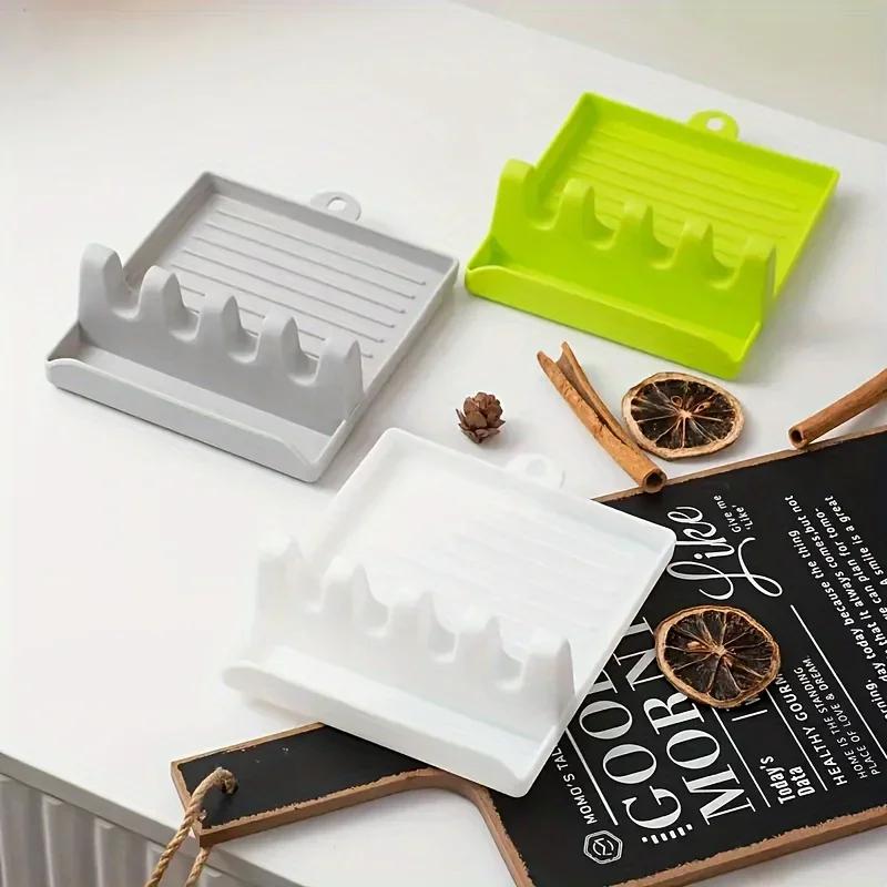 RV Kitchen Organizer All-In-One - Spoon Rack Utensil Holder Pot Lid Organizer for Compact Kitchen Storage