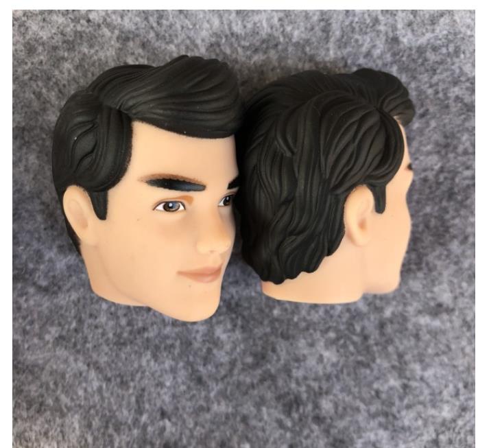 Rare Limited Collection Fashion Loyalty Doll Head Leon Pierre Devries FR Doll Accessories DIY Dressing Boy Prince Toy Doll Heads
