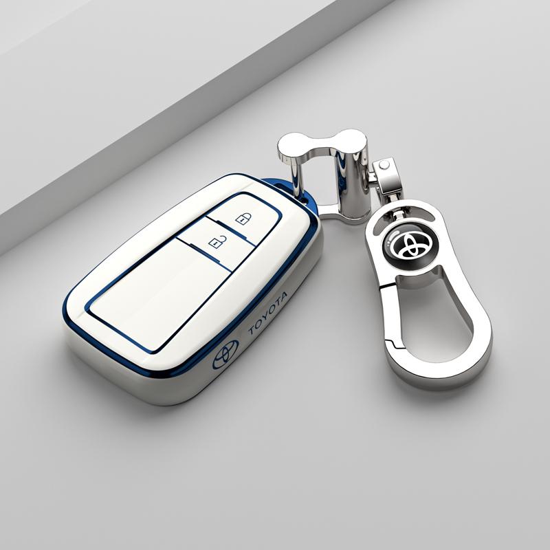 Fashion TPU Car Remote Key Case Cover Shell Fob For Toyota Corolla Prius VCBFDH5 Camry CHR C-HR RAV4 Altis Land Cruiser Prado Keyless