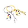 New Painter Tools-Palette And Brush Keychain Pendant Keychains  Ring Diy