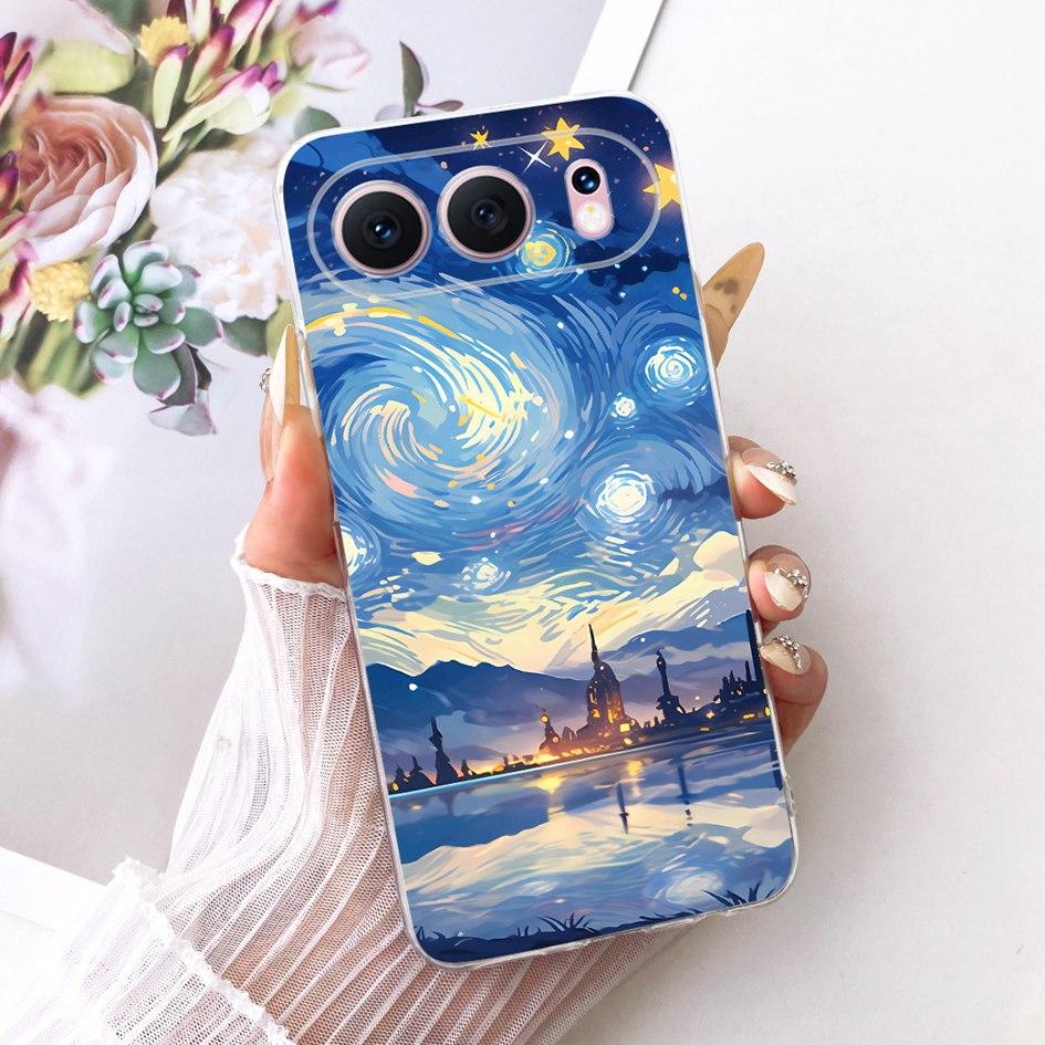 6.55" For Honor 500 5G Case Fashion Flower Bowknot Soft Slim Silicone Phone Cover For Honor 500 Pro Funda MEY-AN00 Honor500 Capa