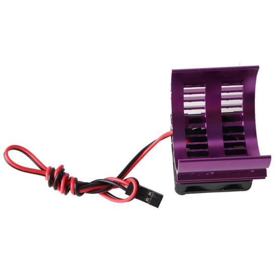 Metal 540 Brushless Motor Heatsink Part with Cooling Fan for 1/10 HSP RC Car