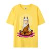 Llama Buddha Zen Yoga Alpaca Meditation TShirt T Shirts Funky Unisex T Shirt Leisure Cotton T Shirt Design