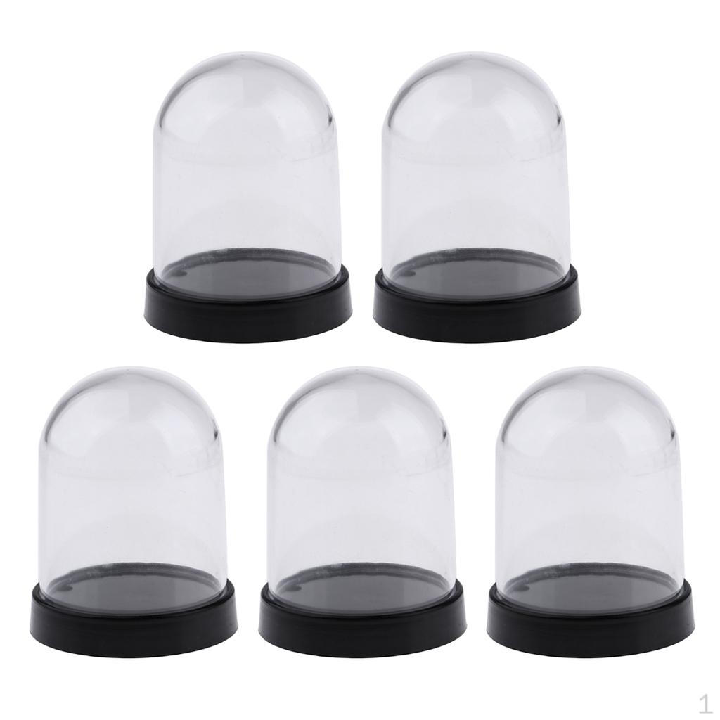 

5x пылезащитный прозрачный акриловый витрина, литая под давлением модель автомобиля, игрушки 2,76 дюйма