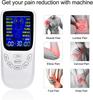 TENS EMS 4 Channel Rechargeable Combo Machine Unit - Muscle Stimulator + Back Pain Relief and Management- 24 Programs/Backlit