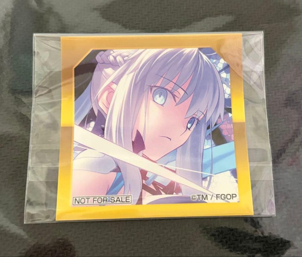 [USED] FGO Morgan Final Ascension Exhibition Admission Bonus Sticker