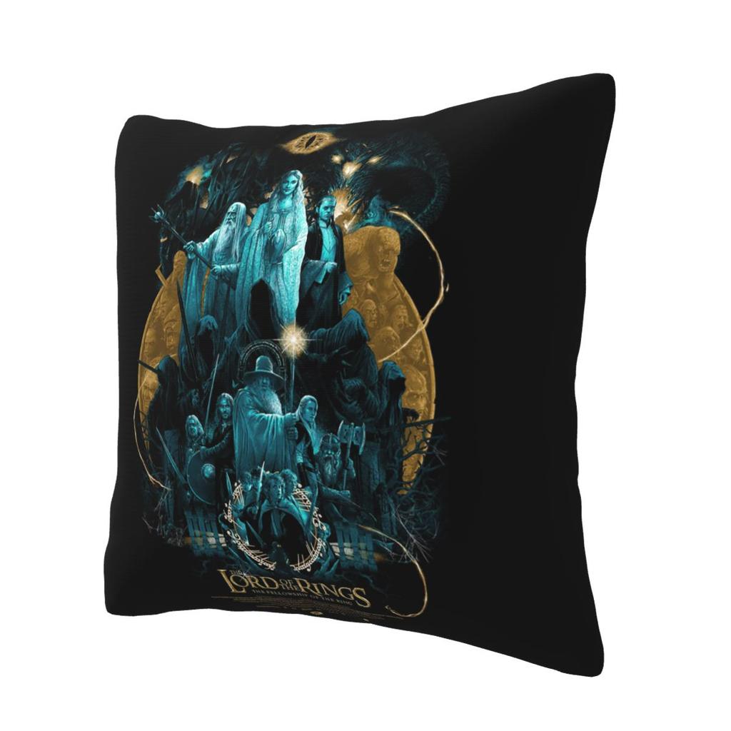 The L-Lord Of The Rings Magic Movie Square Pillowcase Pillow Cover Cushion Zip Decorative Comfort Throw Pillow for Home Sofa