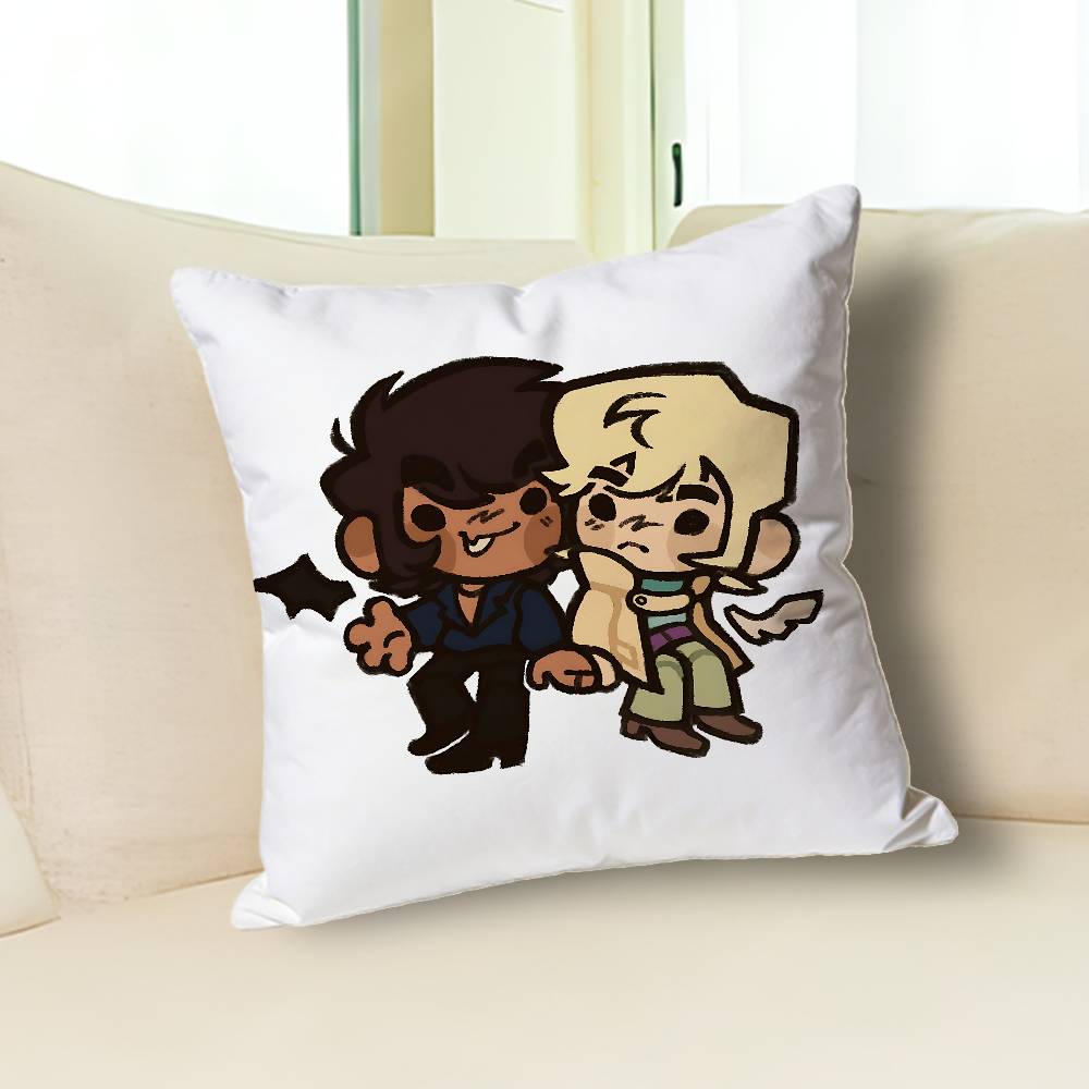 D-DEVILMAN C-Crybaby RyoAkira Print Pillow Case Aesthetic Bedroom Decor 30x30 40x40 45x45 50x50 60x60 65x65cm