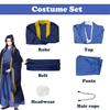 Anime Tagebuch eines Apothekers Jinshi Cosplay Kostüm Perücke Blaue Robe Uniform Kopfbedeckung Kusuriya No Hitorigoto Halloween Frauen Männer