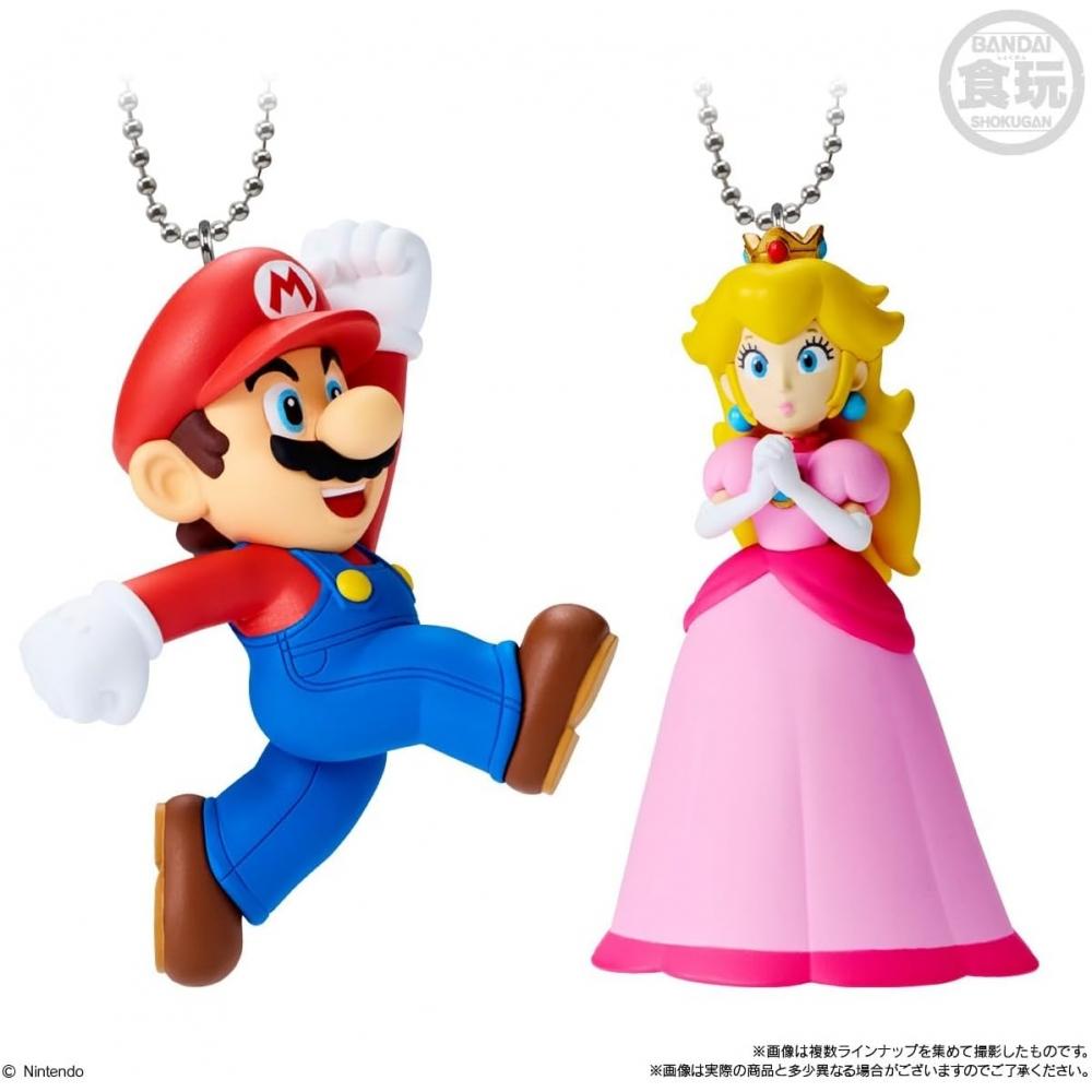 Bandai  Bandai  Super Mario Mascot Charm Collection 2 Chewing Gum Food Toy [box Sale Set Of 10]
