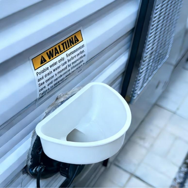 Easy-Install RV Fresh Water Filling Funnel