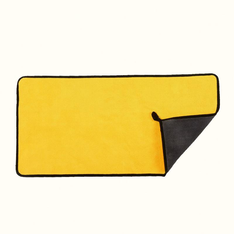 Pet absorbent towel, special bath towel for dogs and cats, quick-drying bath towel, large absorbent dry hair towel, non-stained hair. 30*30cm жёлтый
