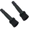 2 Pcs Wheel Lug Nut Cleaning Brush, Car Detailing Brushes Black | 2 Black Lug Nut Cleaning Brushes, Slim Heads Reach Deep Into Lug Holes and Wheel
