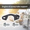Modification Accessories Oil Tube Girdle Brace Billet Bracket for Engine Oil Pump Pickup Tube Girdle Brace Hold Down