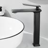 White Brass Basin Faucet Bathroom Sink Faucets Hot Cold Water Mixer Crane Deck Mounted Single Handle Hole Bath Kitchen Taps