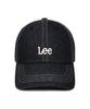 LEE Small Twitch Logo Denim Ball Cap Black Low
