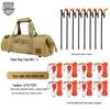 Outdoor Tent & Canopy Pegs with Wind Ropes Set