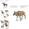 Childrens Educational Jungle Animal Pvc Model With Realistic Antelope Decor For Kids Room
