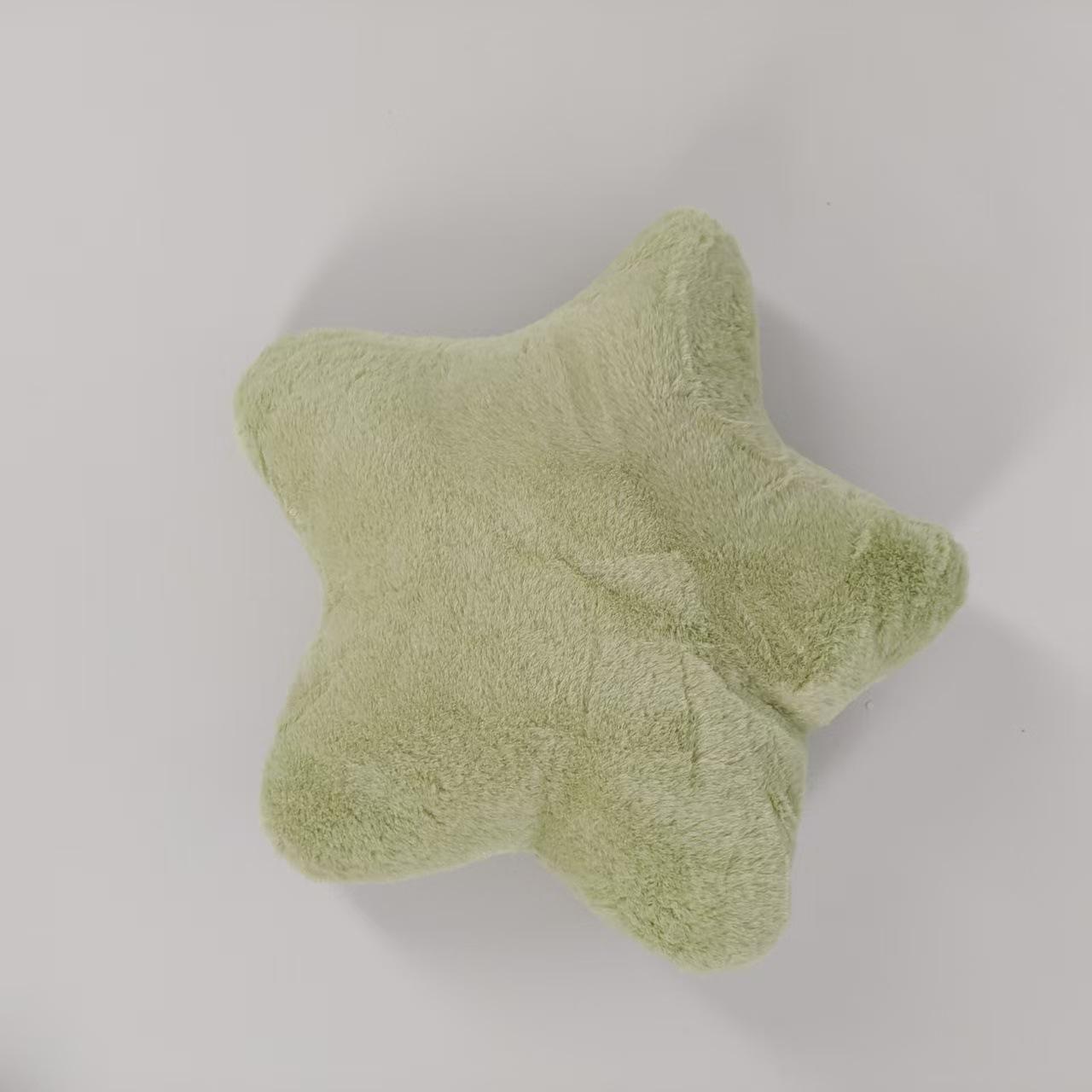 

Подушка-звезда в скандинавском стиле, подушка для дивана макарон, свежая и простая, девичье сердце, плюшевая игрушка 30cm120g зелёный