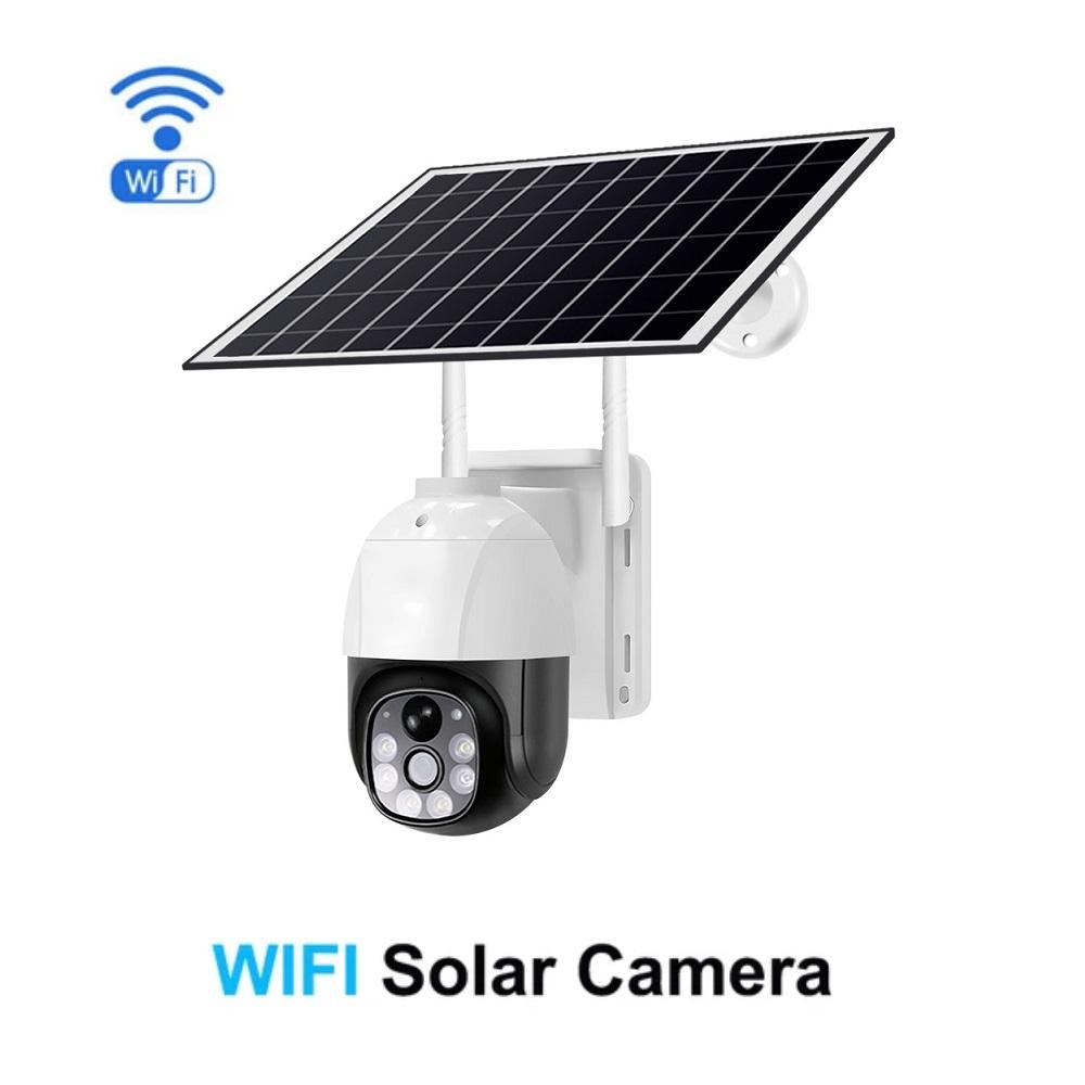 HD Solar Panel Security Camera, 4G/WIFI Security Camera, Smart Wireless Self-powered CCTV Monitor