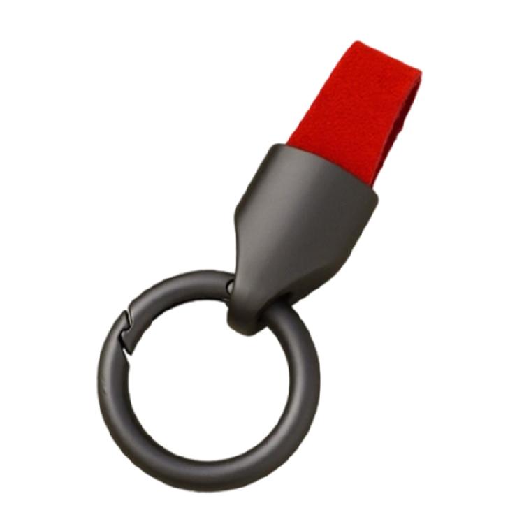 

Scratch Resistant Zinc Alloy Key Ring With Leather Surfaces Keyring Accessory For Enhanced Grip Control красный