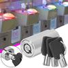 For Automatic Zinc Alloy Lock Cylinder for Vending Machines and Safe Boxes Includes One Lock and Three Unique Keys
