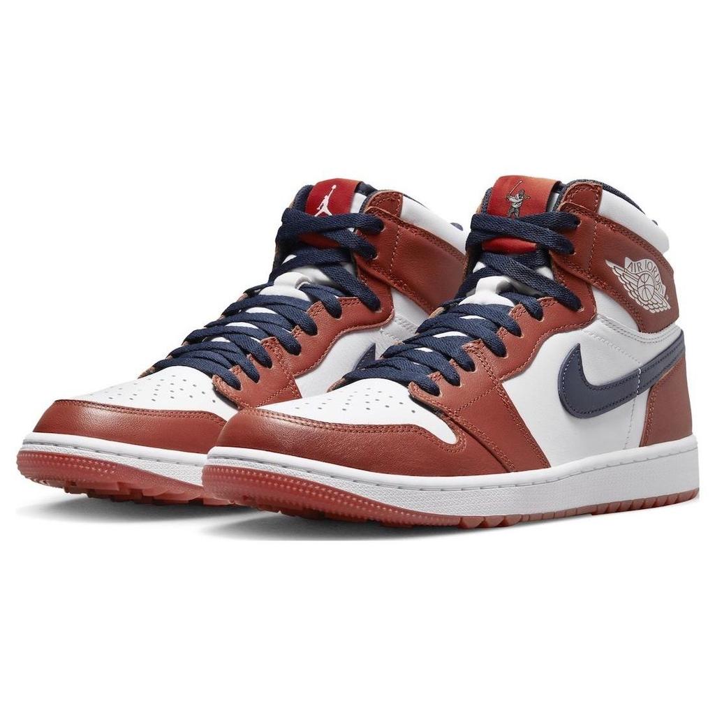 Eastside Golf X Air Jordan 1 High Golf Out the Mud Unisex Sneakers Orange Burnt-Sunrise White DZ4523-800