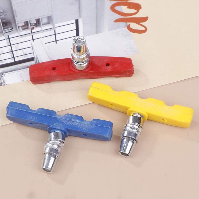 1Pc Bike Brake Pads V-Brake Rubber Road Bike Brake Holder Pads Shoes Blocks Rim Brake Anti-Resistance Cycling Accessories