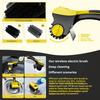 Cordless Electric Grill Brush with Rotating Head 8V Power Rechargeable BBQ Cleaning Tool Stainless Steel Bristles Type-C Cable Portable Grill Bot for