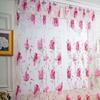 1Pc Bedroom Home Decor Window Curtains With Eyelet Ring Top Floral Rod Pocket Top Voile 100X200CM Kitchen