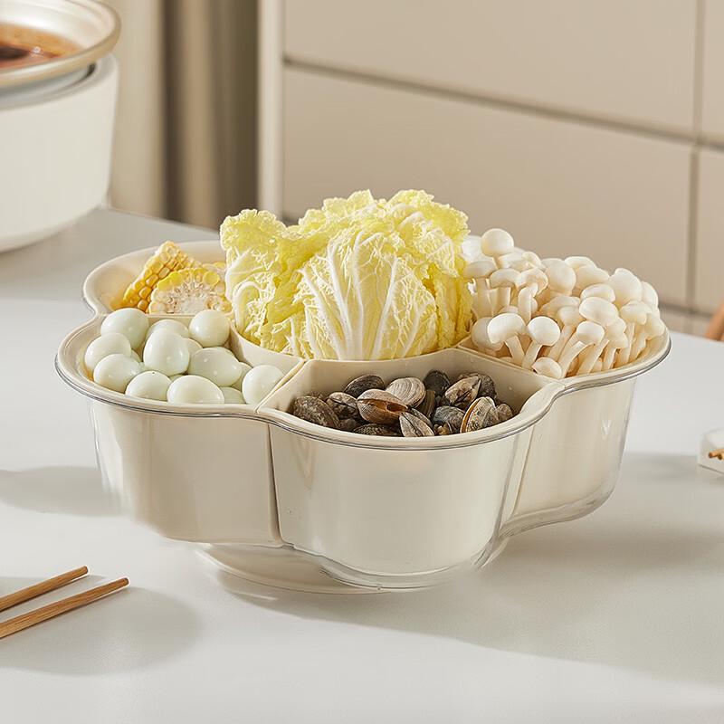 Abdo Rotating 6-Grid Divided Serving Platter