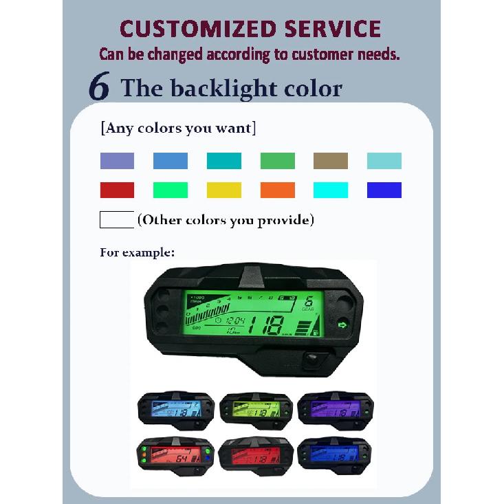 Accessories Motorcycle Speedometer Rpm Gauge Bike Meter Instrument Cluster for XT 660x XT660R