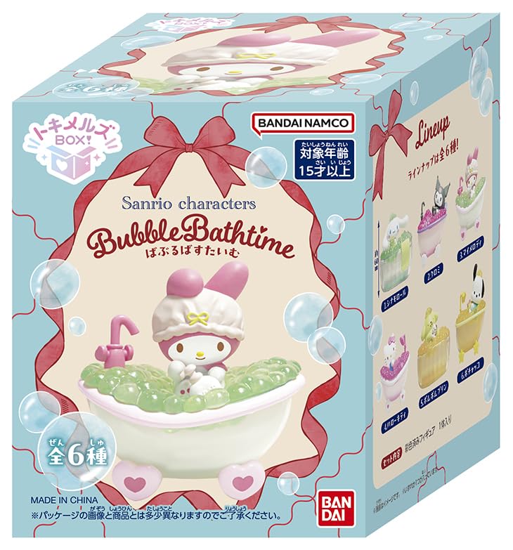 

BANDAI Tokimels Персонажи Sanrio Автобус-пузырь Возраст 15+ Коробка! Время,