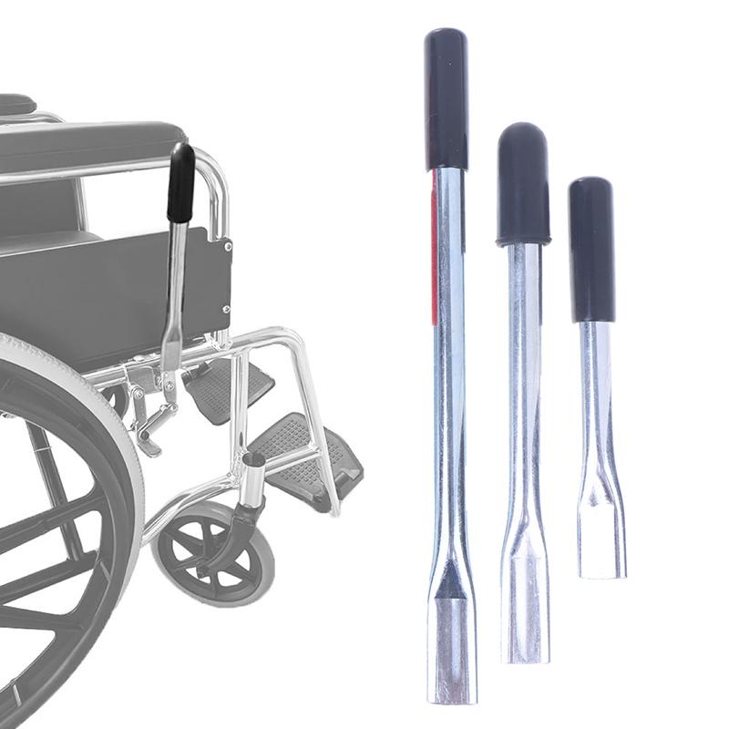 1 Pcs Wheelchair Brake Handle Extension Heavy Reclining Power Chair Extenders Black Red for Accessibility And Mobility Aids