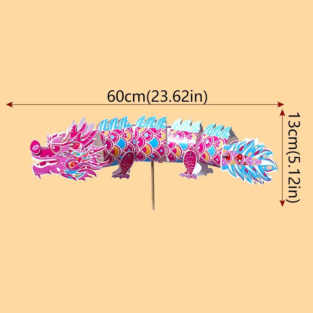 Chinese Dragon Dance Lantern Handmade LED Lantern Toys DIY Material Bag Antique Lantern  New Year