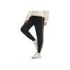 Li Ning Bad Five Basketball Serie Einfarbig Kordelzug Buchstabenbesatz Bündchen Sporthose Damenhose Schwarz AKLR756-1