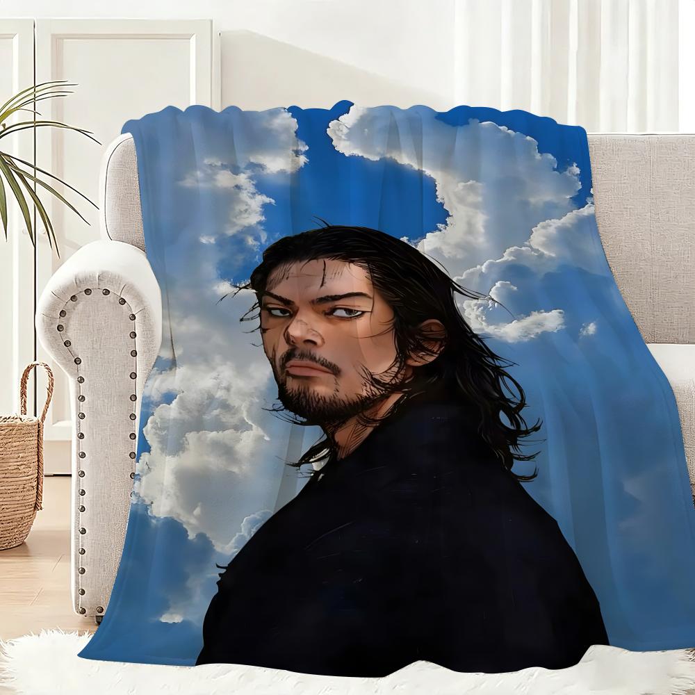 Vagabond Throw Lightweight 240G Flannel Blanket Soft Skin-Friendly For Summer Cooling