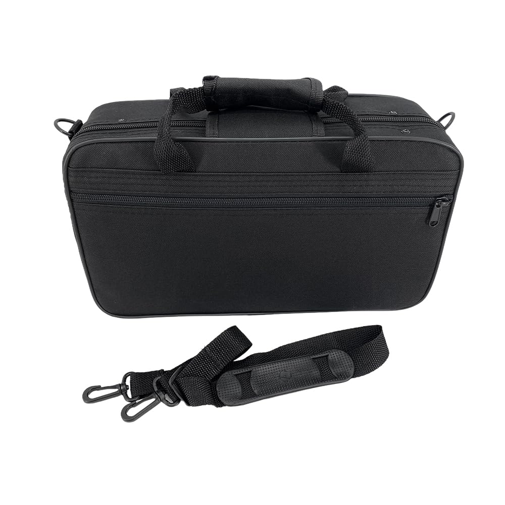 Yinfente Professional Clarinet Case for B-flat Clarinet, Thick Foam Padding, Adjustable Shoulder Strap, Instrument Protection