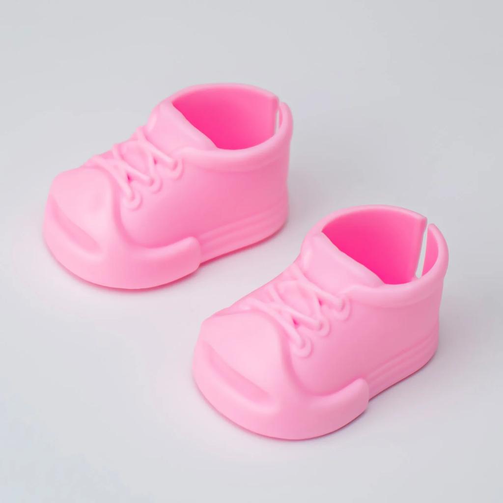 Board Shoes Suitable For Labubu V3 V2 V1 Doll Shoes 6 Points Bjd 10Cm Cotton Doll Toy Sneakers