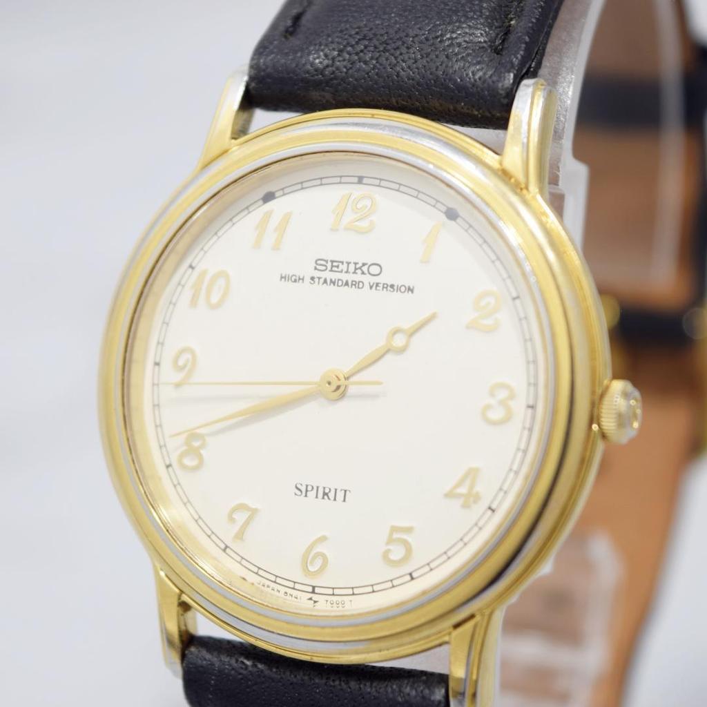 Used Good product with box 1998 Seiko Spirit High Standard ver. New battery
