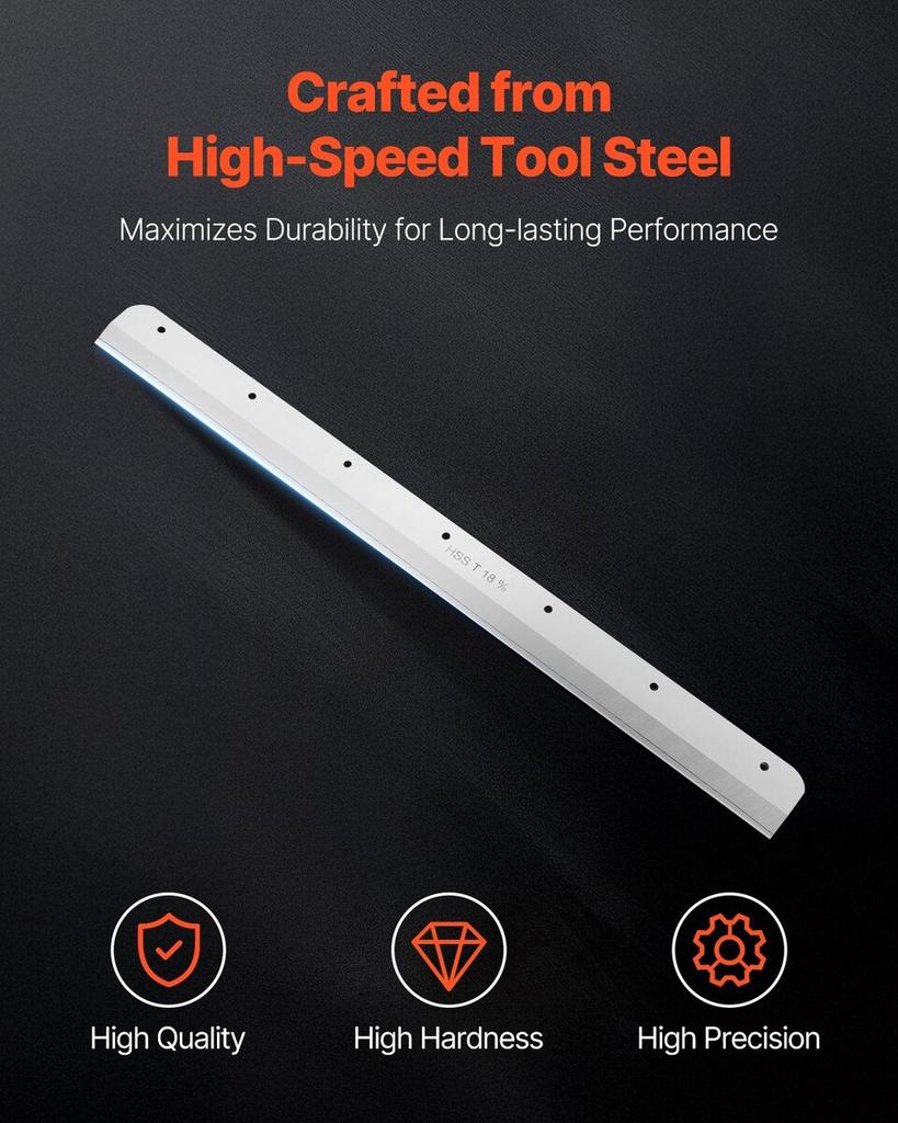 Paper Cutter Blade Heavy Duty Steel Cutting Blade Replacement for G450VS+
