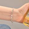 Women Bracelets Heart Zircon Bangle Zircon Bracelets Alloy Material Friendship Bracelets Jewelry Gift for Women Girls