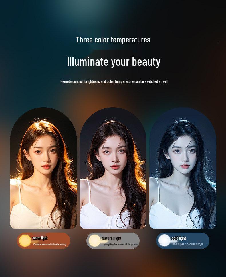 LED Studio Lighting for Live Streaming, Photography, and Portraits