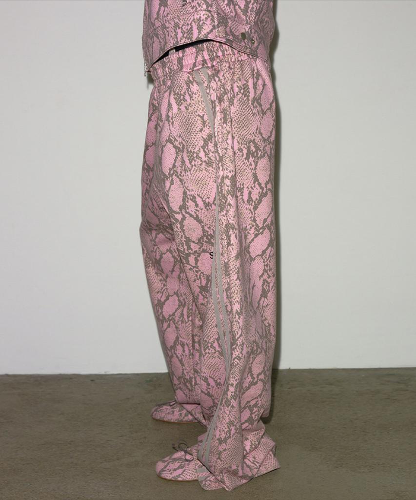 SIO Python Side-Trim Sweatpants Pink